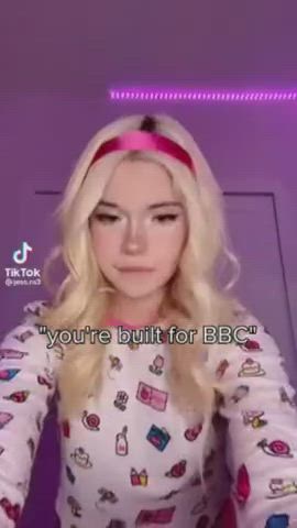 bbc tiktok white girl gif