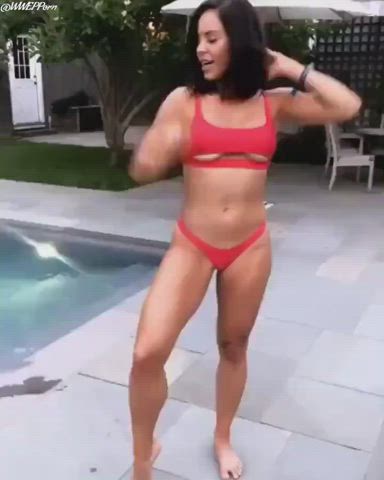 american ass big tits bikini boobs celebrity thong tits wrestling gif