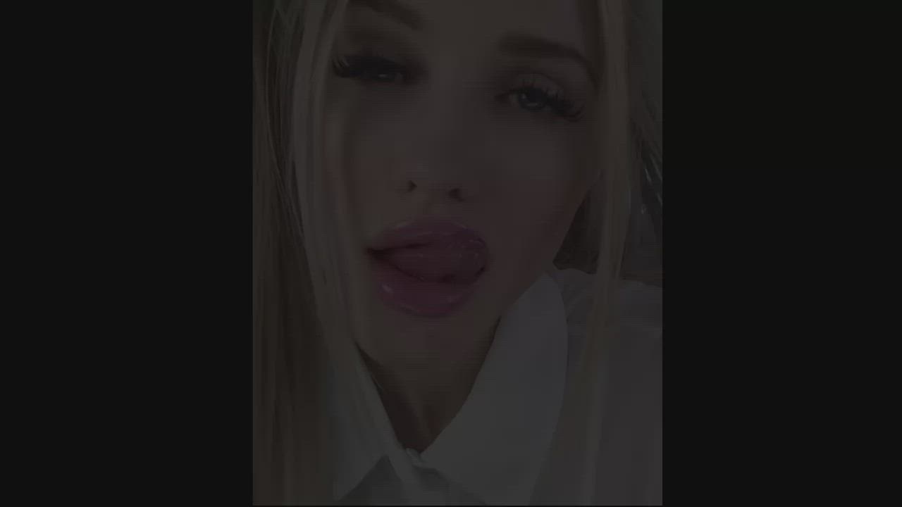 ASMR BBC Blowjob Interracial Lips Split Screen Porn gif