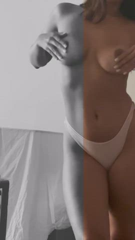 bouncing tits nsfw natural tits nude tits gif