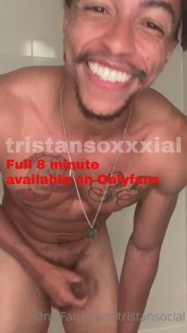 Big Dick OnlyFans Shower Solo gif