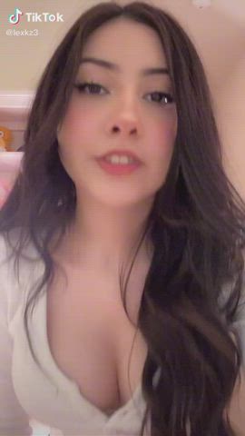 Cleavage Handjob Tease TikTok gif