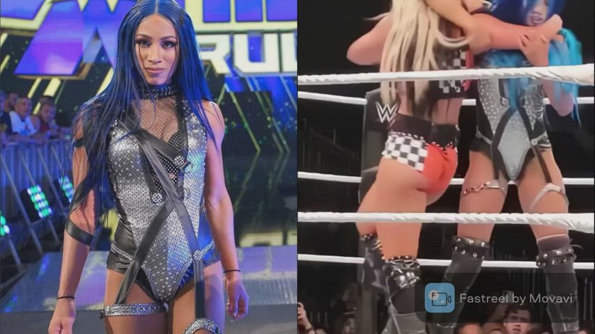 sasha banks: front or back?