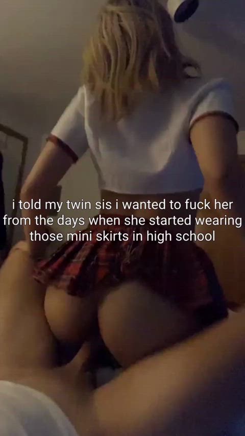 Fucking Sister in mini skirt