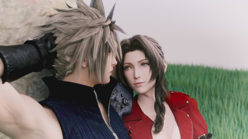 Cloud getting a handjob from Aerith (Wanksy) [Final Fantasy 7]