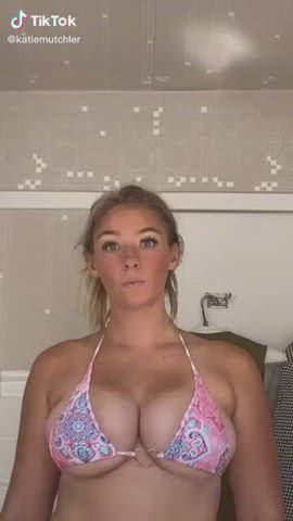 bikini boobs cute gif