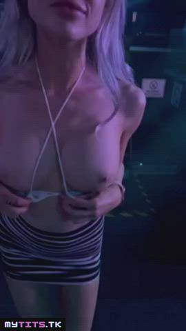 big tits blonde club compilation dancing exhibitionist fake tits huge tits lesbian