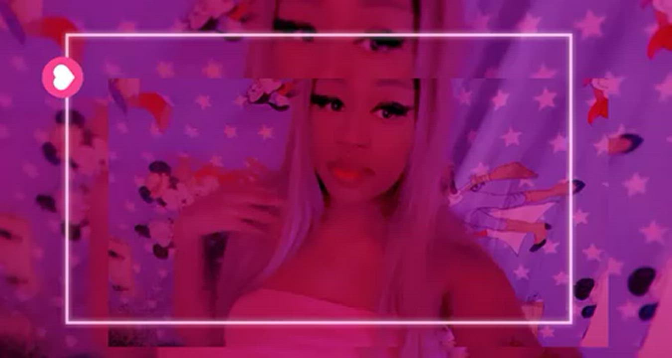 Amateur Babe Blonde Cute Ebony OnlyFans Solo Spit Tease TikTok Tits Titty Drop gif