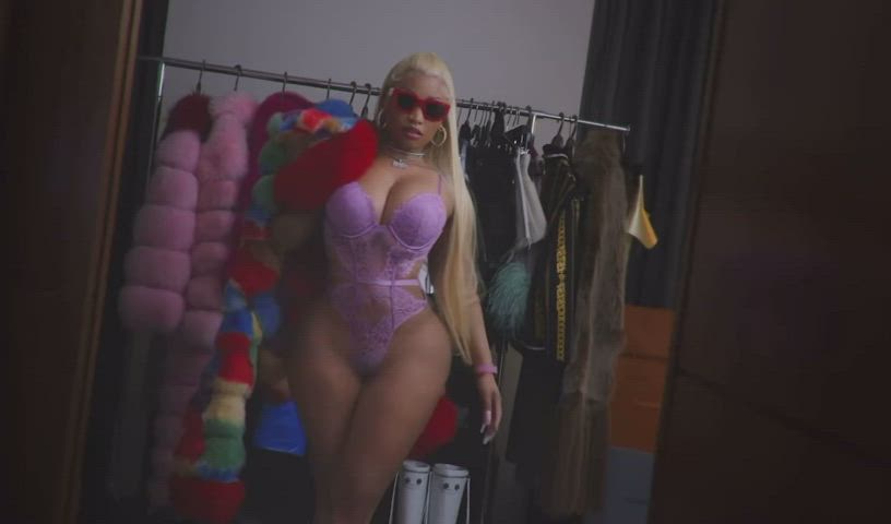 Big Ass Big Tits Bikini Blonde Celebrity Ebony Lingerie Nicki Minaj gif