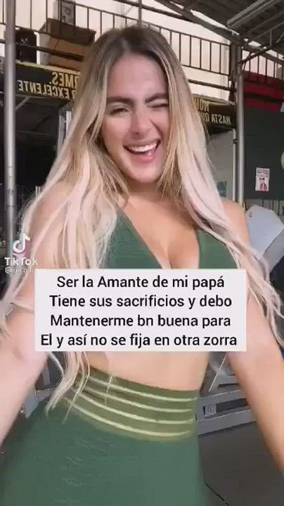 Caption Fake Family Fantasy Fitness Spanish TikTok gif