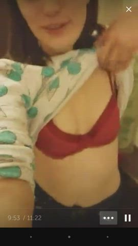 Cute titty flashing