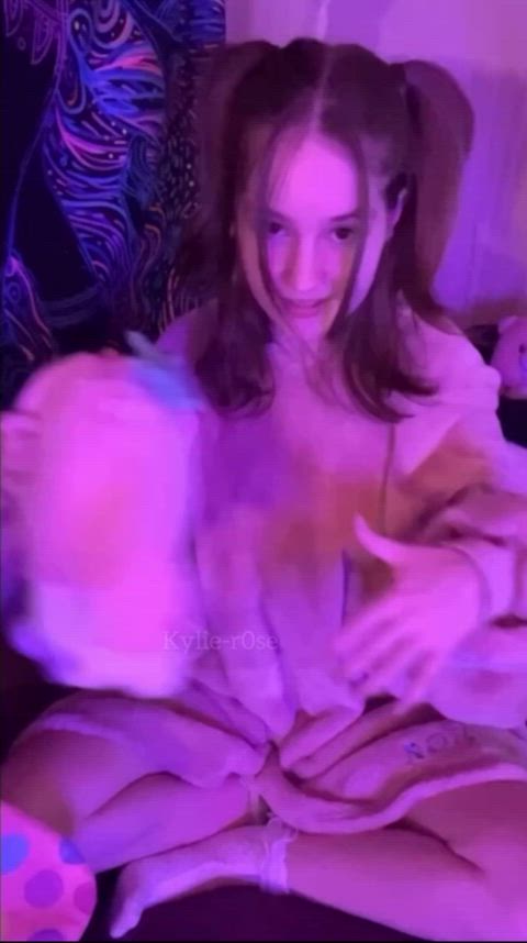 bed cute flashing panties small tits r/ddlg ddlg gif