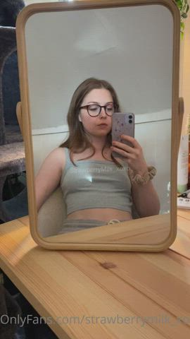 big tits glasses teen tits gif