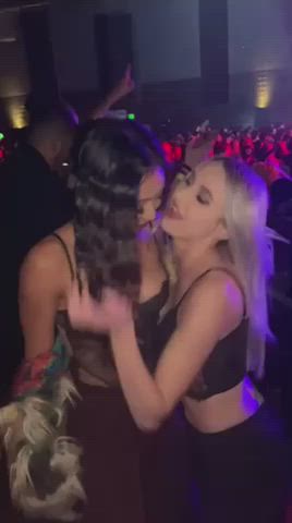 kissing lesbian public sucking tits tits gif