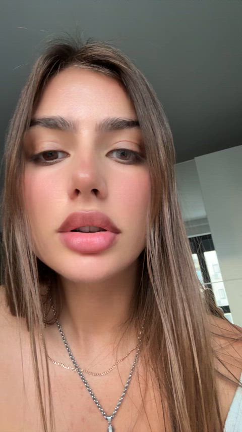 amateur latina lips nsfw natural tits nipples onlyfans tease tiktok tongue amateur-girls