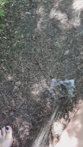 outdoor pee peeing piss pissing wet pussy gif