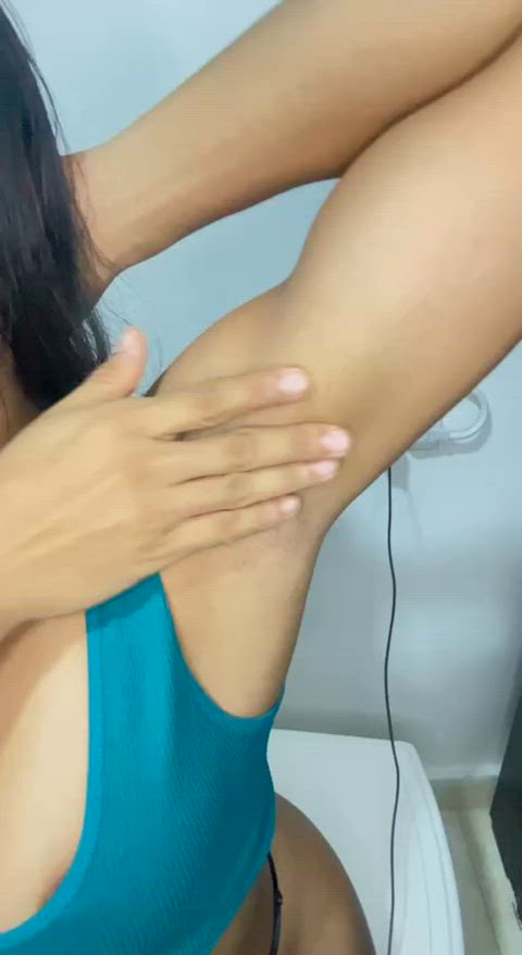 armpit armpits natural tits gif