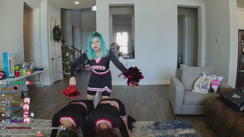 Asian Cheerleader Korean gif