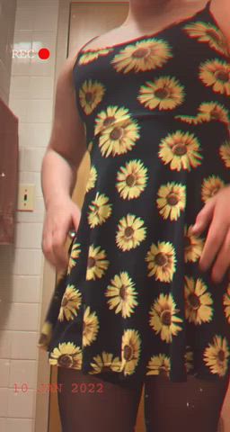 sissy skirt trans gif