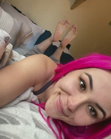 Babe Foot Fetish Foot Worship gif