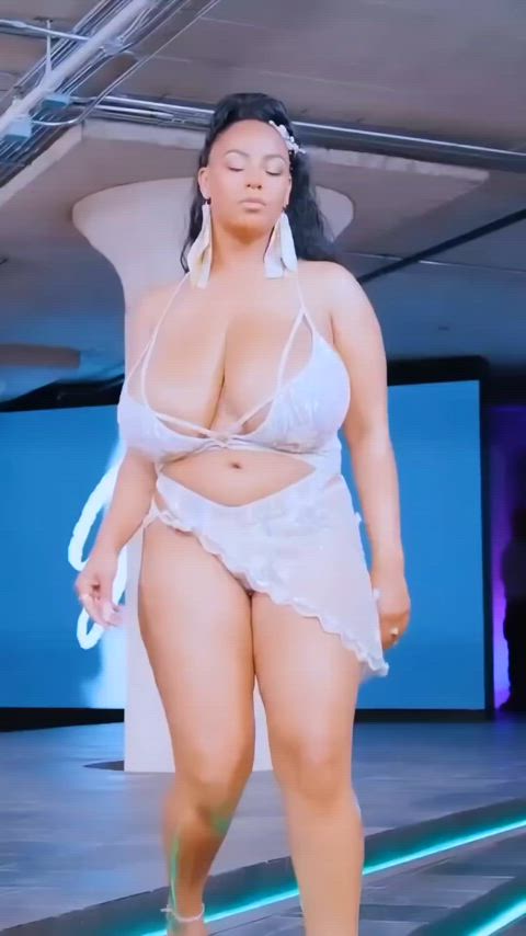 big tits boobs ebony gif