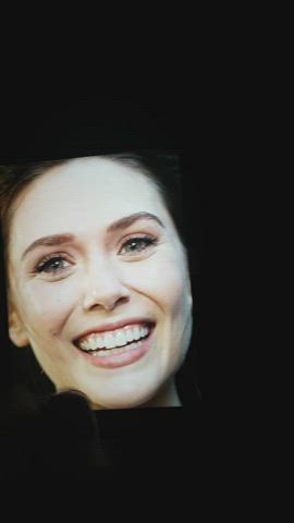 Mommy Elizabeth Olsen taking my load