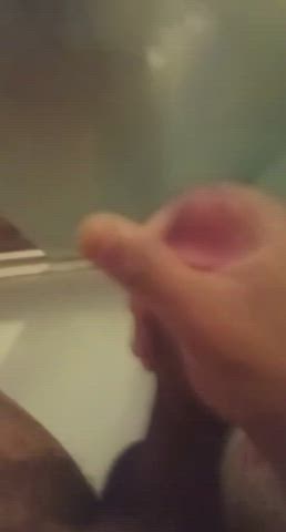 Cumshot Shower Solo gif