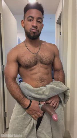 bbc big dick cuban hairy monster cock rodrigo amor solo tease thick cock uncut gif