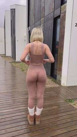 ass blonde tits gif