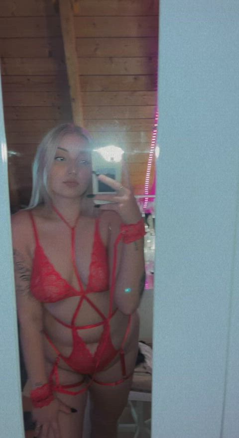amateur ass babe homemade lingerie nsfw natural tits petite pussy thick gif