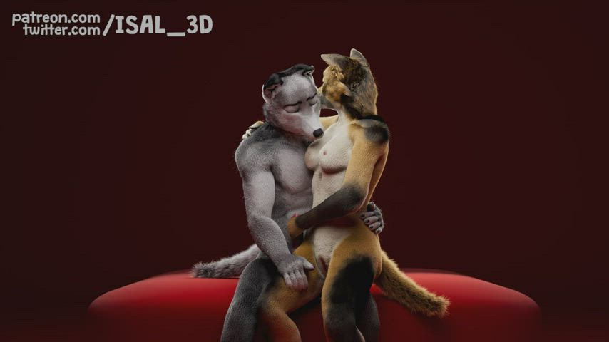 3d animation cock cuddle furry kissing mutual masturbation sensual sex tits gif