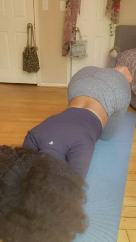 Ass Ebony Yoga gif