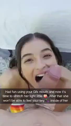 Blowjob Cheating Cuckold Emily Willis Girlfriend gif