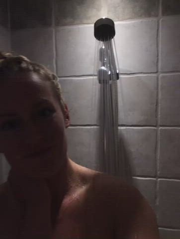 Amateur Boobs Naked Shower gif