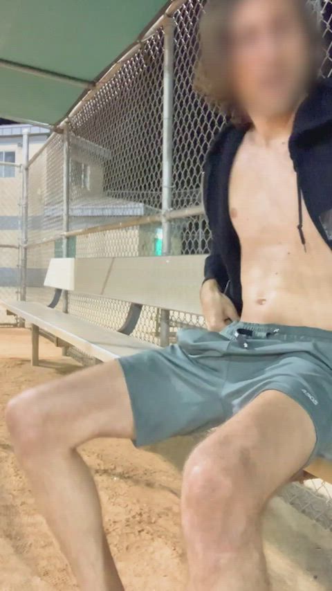 fit outdoor public solo twunk uncircumcised uncut gif