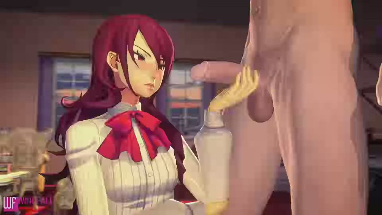 Mitsuru gets a facial [Persona] (WindFall)