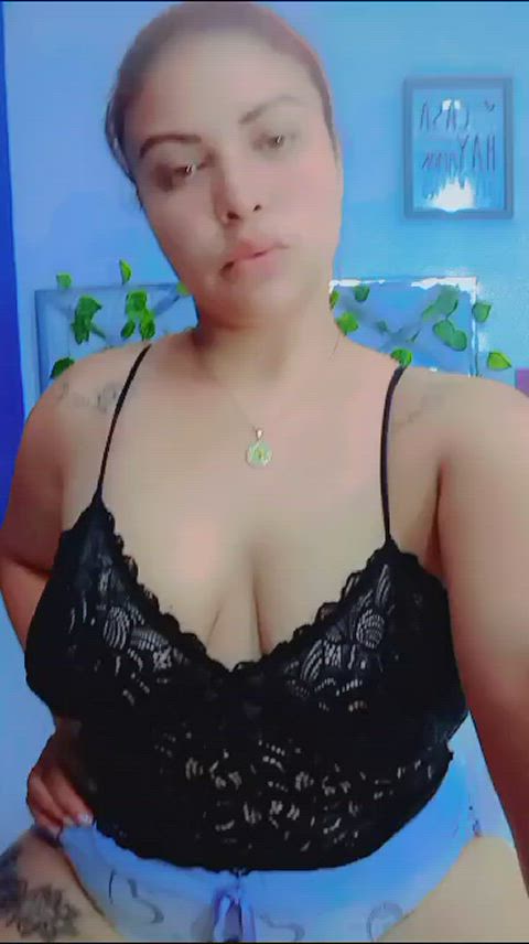 camgirl latina model seduction sensual tattoo webcam gif