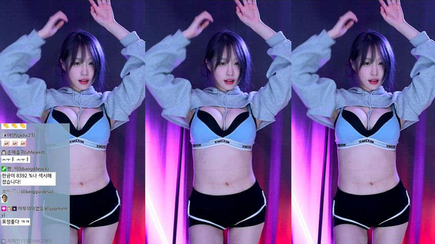 asian big tits dancing korean gif