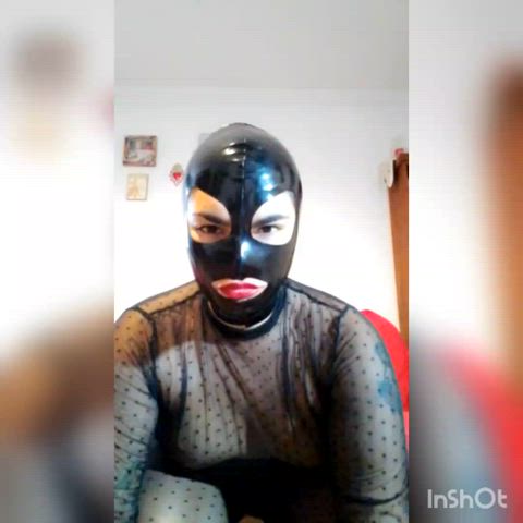 BDSM Latina Latex Femdom Dominatrix Findom Dom Domina Mask Catsuit Porn GIF by linalesur