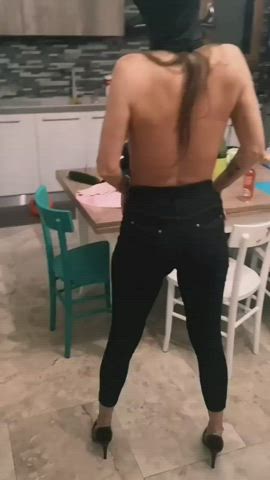 Amateur Ass Homemade Housewife gif