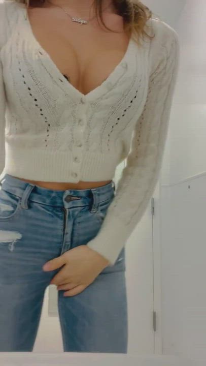 Dressing Room Jeans Public gif
