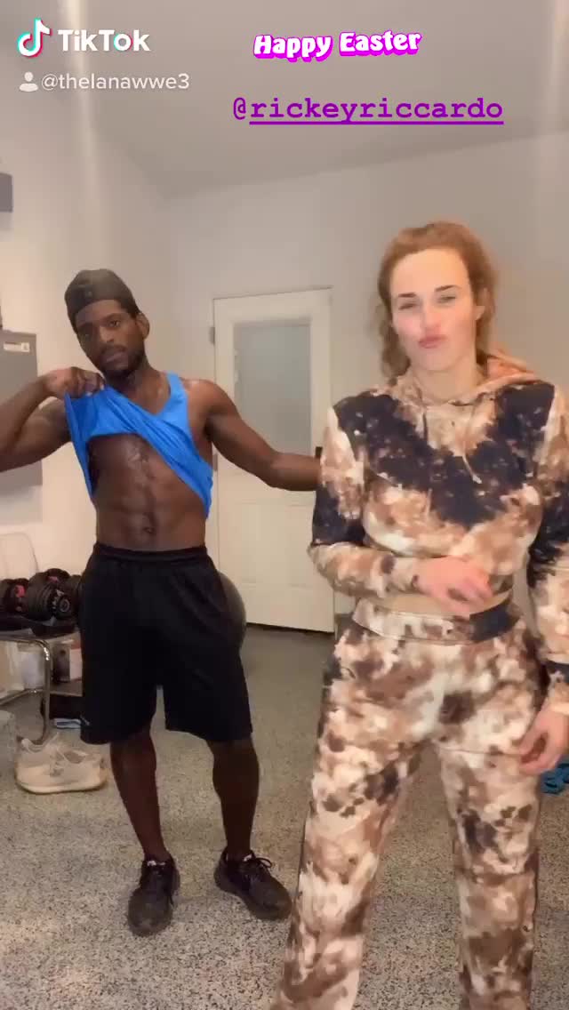 Lana 'CJ Perry' Tik Tok Dancing (WWE)