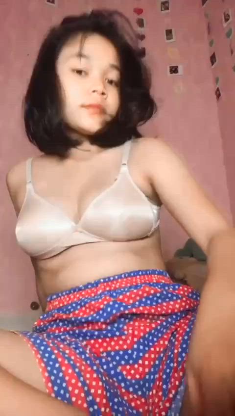 boobs groping malaysian masturbating nipples selfie gif