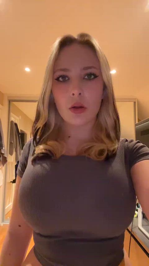 Tight grey shirt