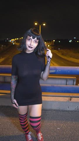 Mavis out in the night by Twerk Kitty