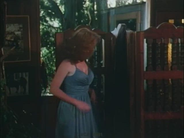 Big Tits Redhead Strip Vintage gif