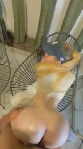 Ass Blonde Doggystyle gif