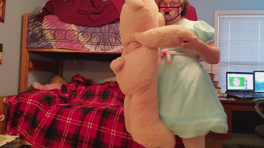 crossdressing diaper sissy gif