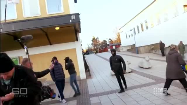 Migrants Attack 60 Minutes Crew In Sweden.