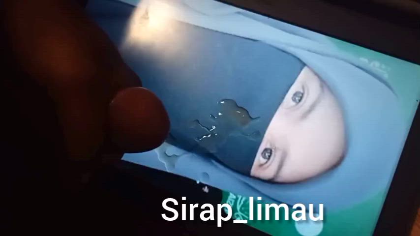 cum cumshot hijab gif